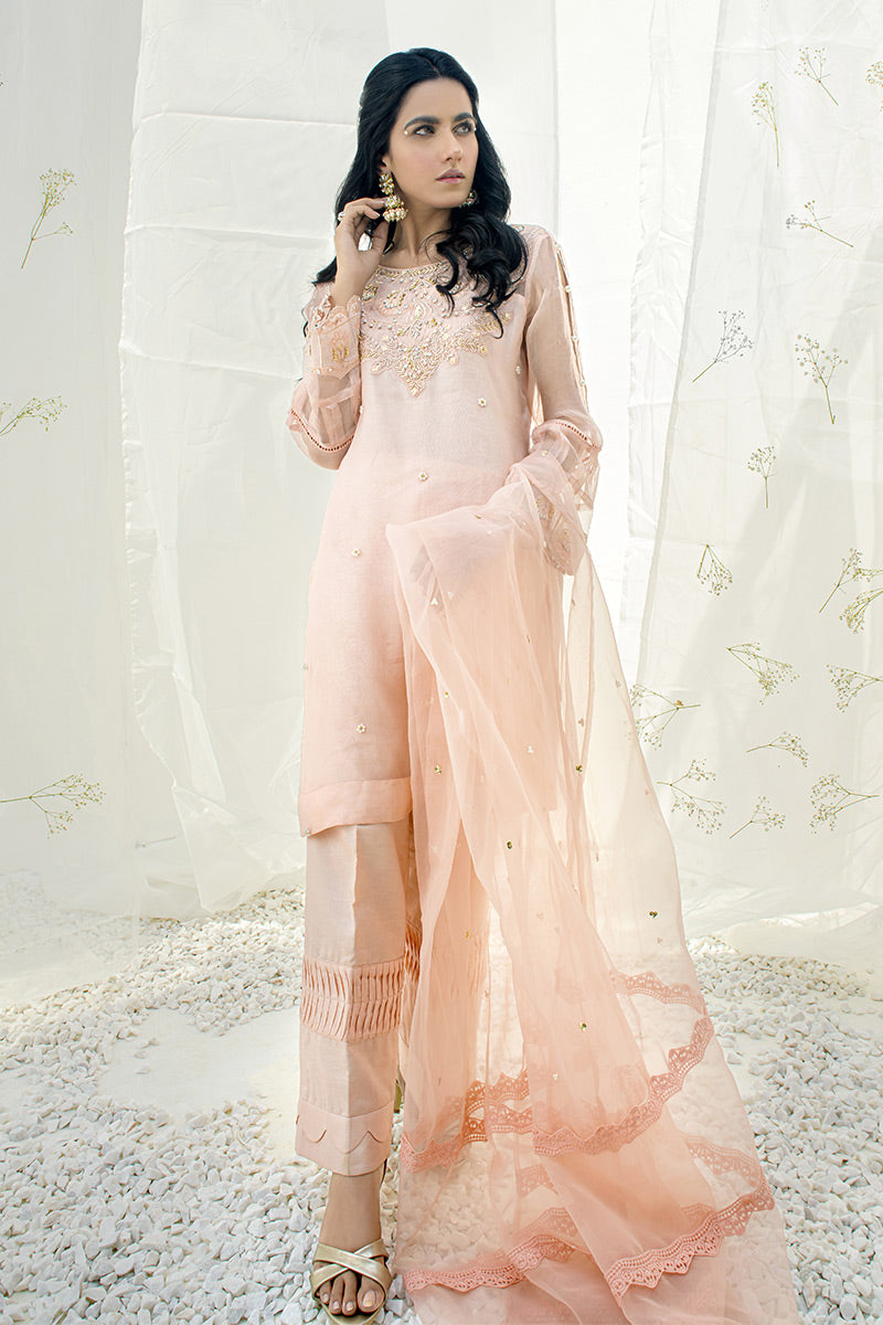 Fatima Khan | Luxury Pret 24 | OCHRE PEACH