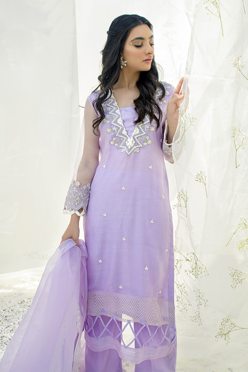 Fatima Khan | Luxury Pret 24 | LAVENDER FLUFF