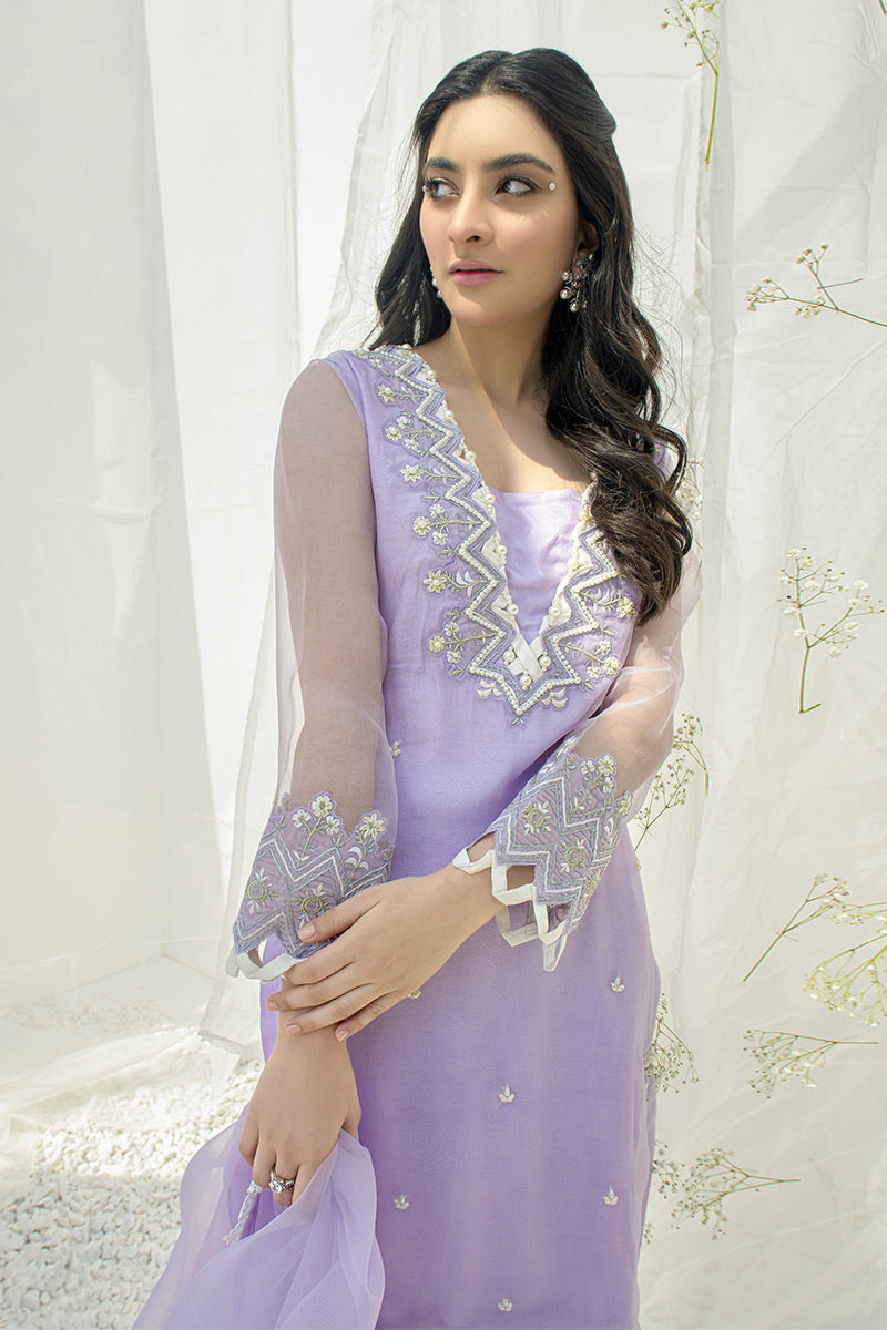 Fatima Khan | Luxury Pret 24 | LAVENDER FLUFF