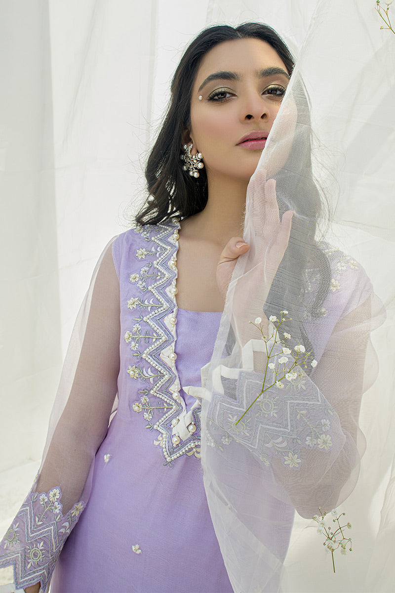 Fatima Khan | Luxury Pret 24 | LAVENDER FLUFF