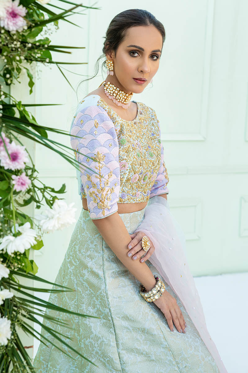 Fatima Khan | Luxury Pret 24 | ARFA (BLUE CHOLI)