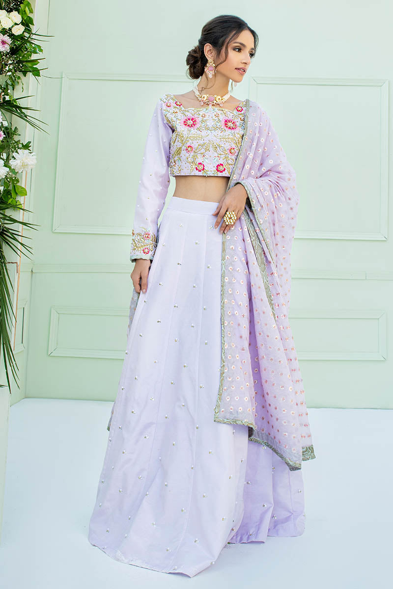 Fatima Khan | Luxury Pret 24 | MIRAAL (LILAC CHOLI)