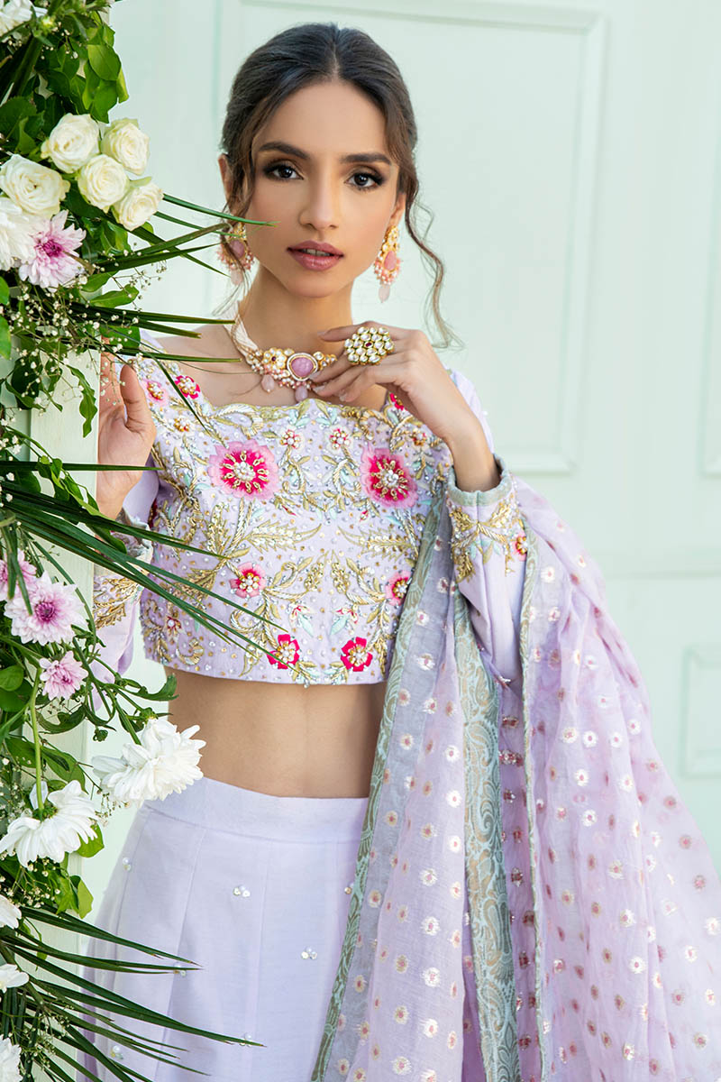 Fatima Khan | Luxury Pret 24 | MIRAAL (LILAC CHOLI)