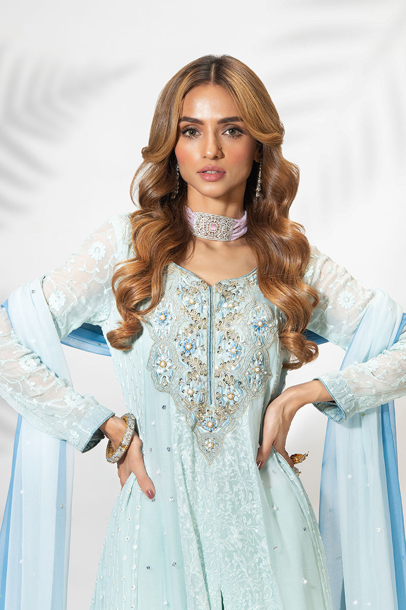 Fatima Khan | Luxury Pret 24 | TIFFANY BLUE