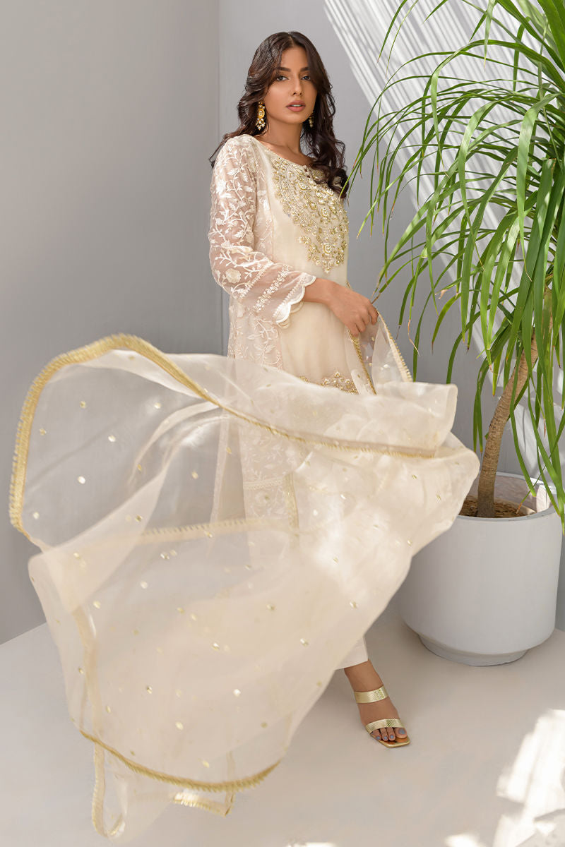 Fatima Khan | Luxury Pret 24 | CREAM SORBET
