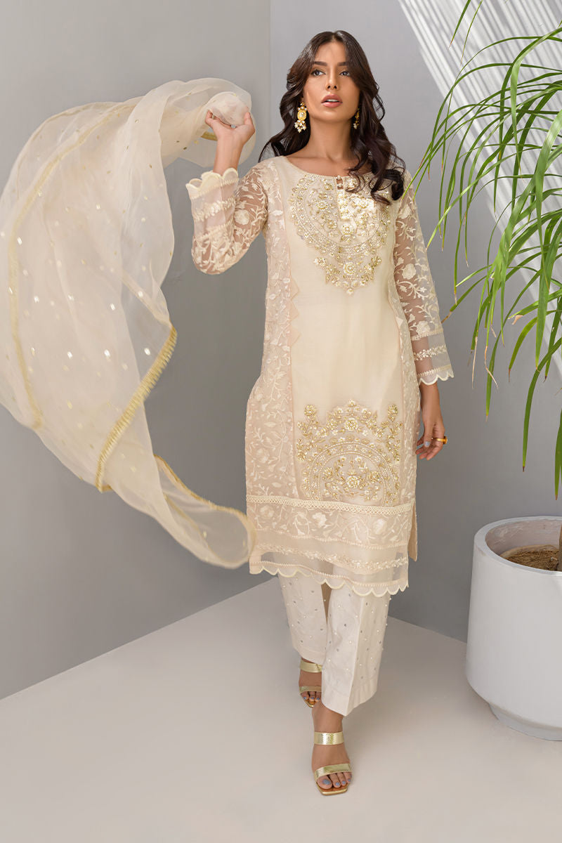 Fatima Khan | Luxury Pret 24 | CREAM SORBET