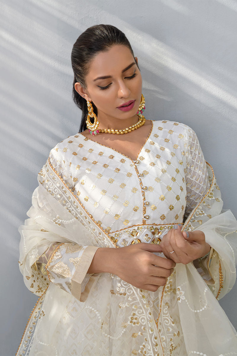 Fatima Khan | Luxury Pret 24 | LOTUS WHITE