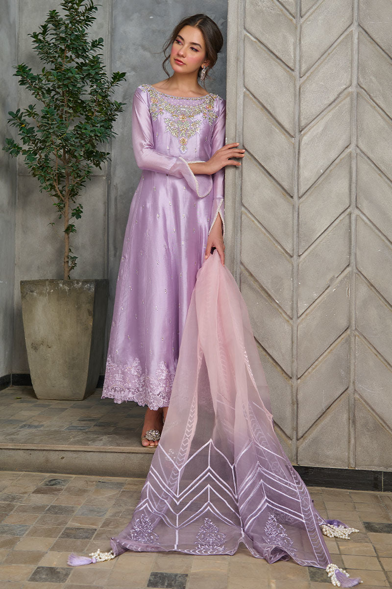 Fatima Khan | Best Sellers 24 | MISTY LILAC KALIDAR