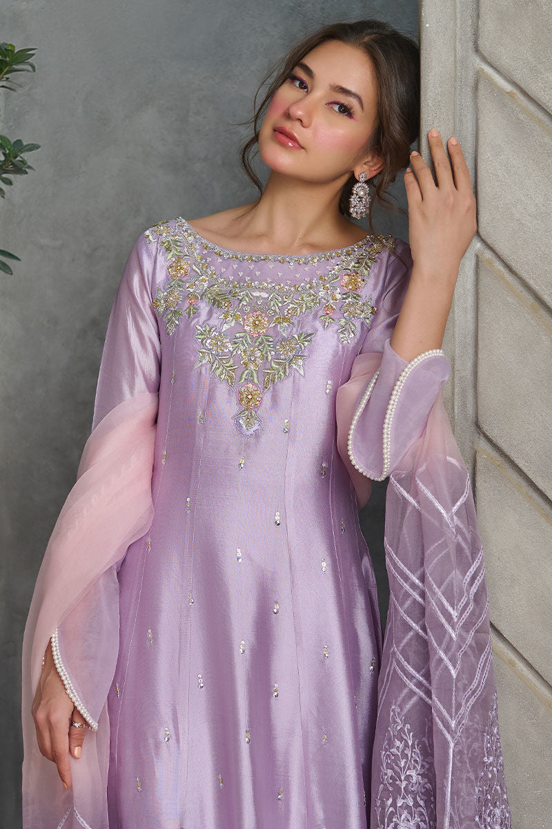 Fatima Khan | Best Sellers 24 | MISTY LILAC KALIDAR