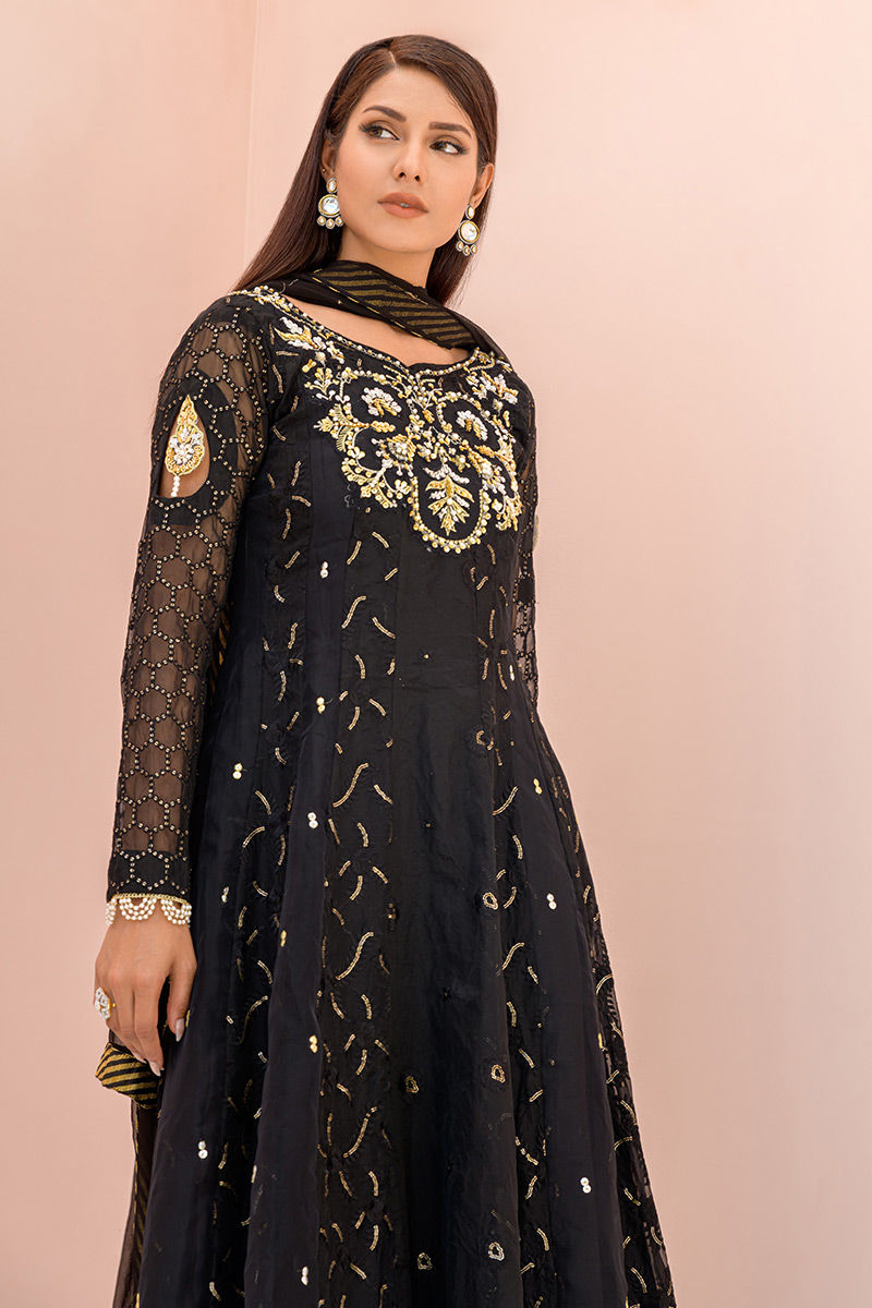 Fatima Khan | Luxury Pret 24 | RAVEN BLACK