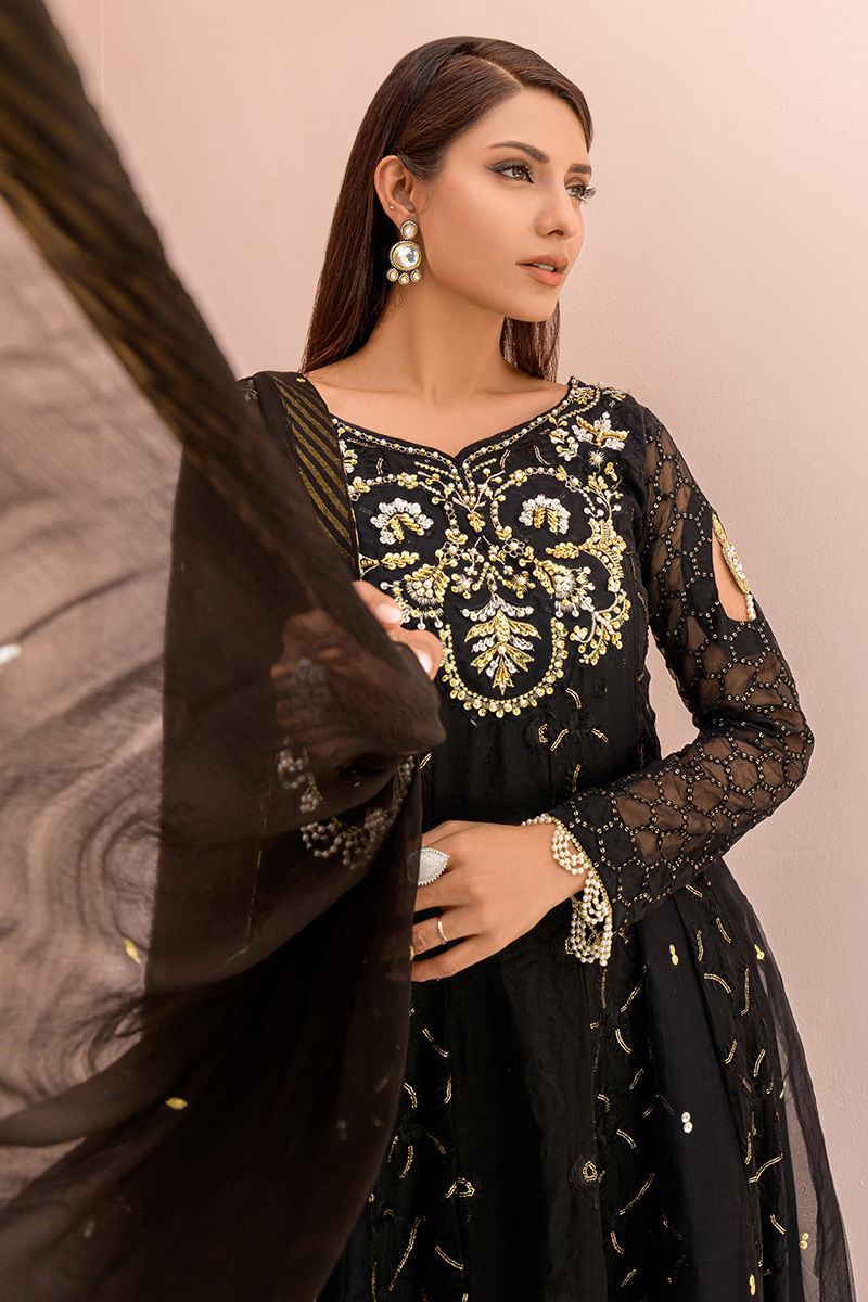 Fatima Khan | Luxury Pret 24 | RAVEN BLACK