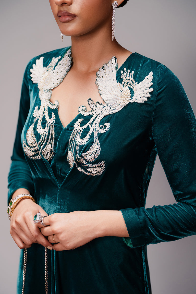 Haute Form | Rose Winter Plush | Emerald Escape