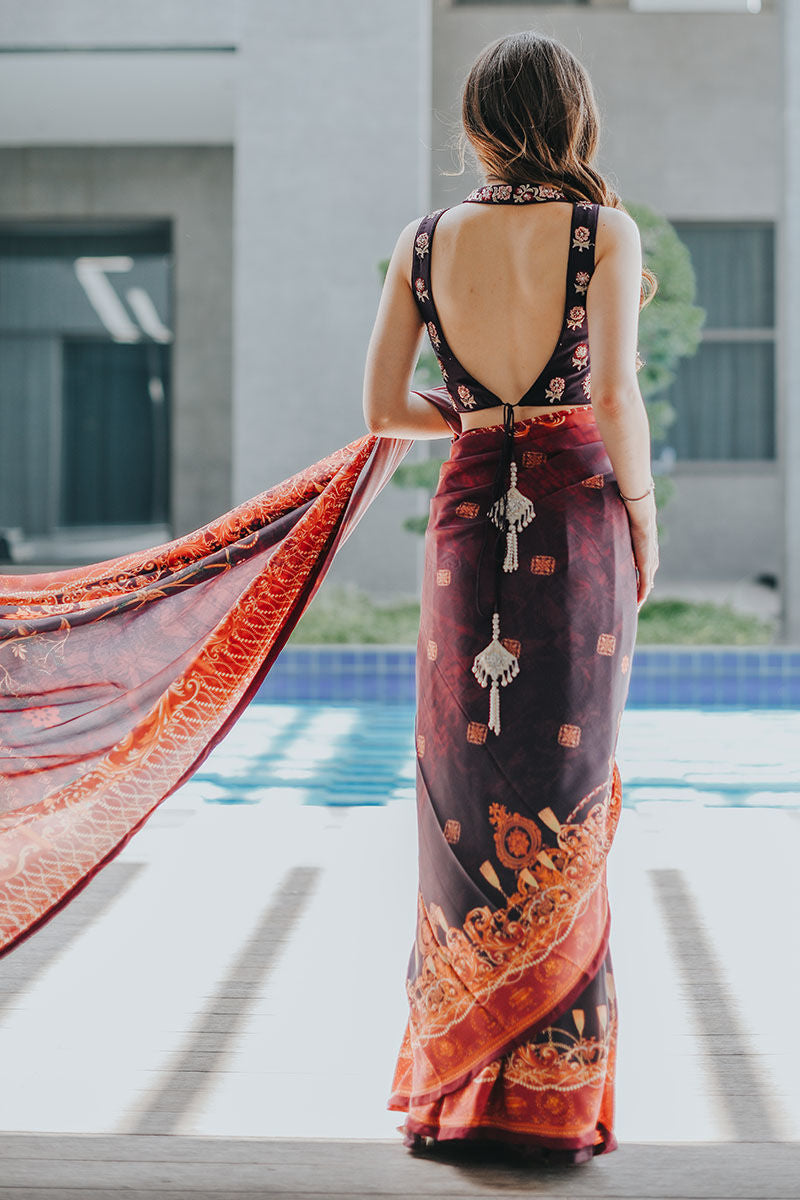 Ansab Jahangir | Luxury Silk Pret | VINTAGE VOILET