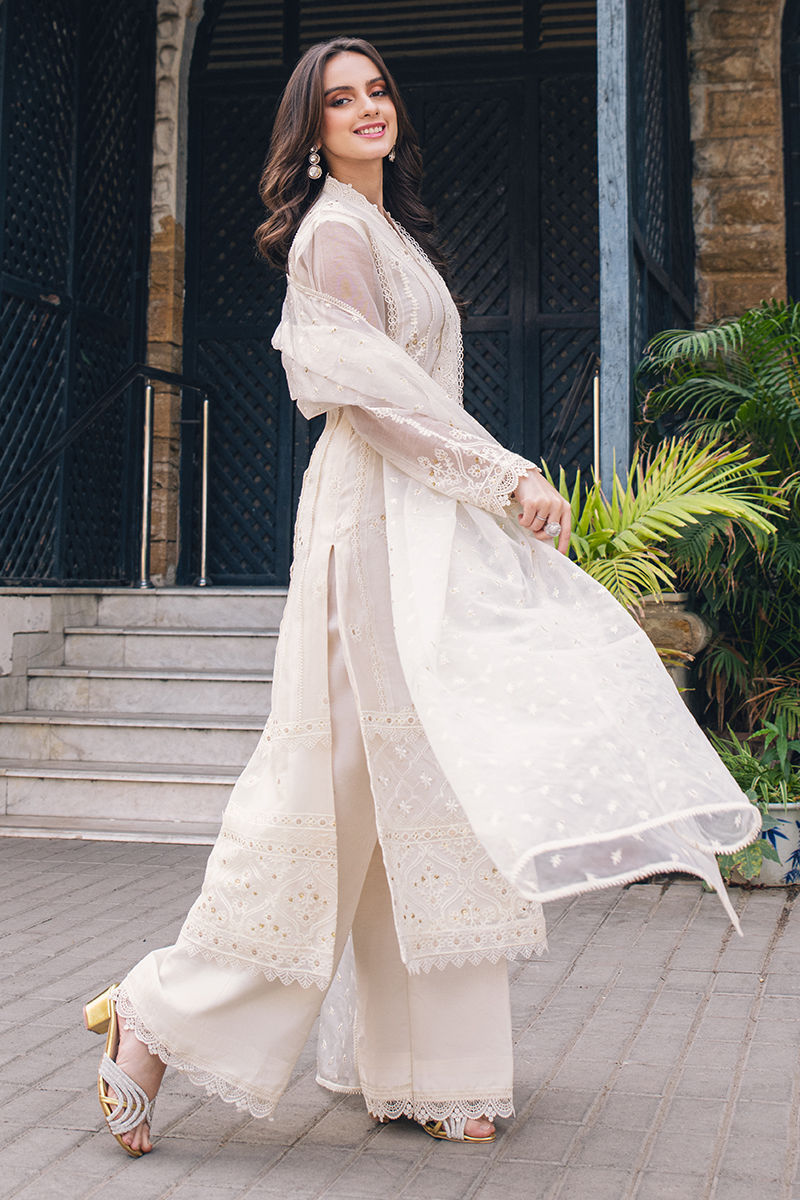 Fatima Khan | Luxury Pret 24 | MAGNOLIAN WHITE