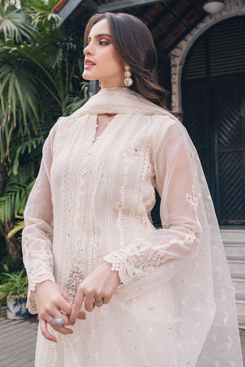 Fatima Khan | Luxury Pret 24 | MAGNOLIAN WHITE