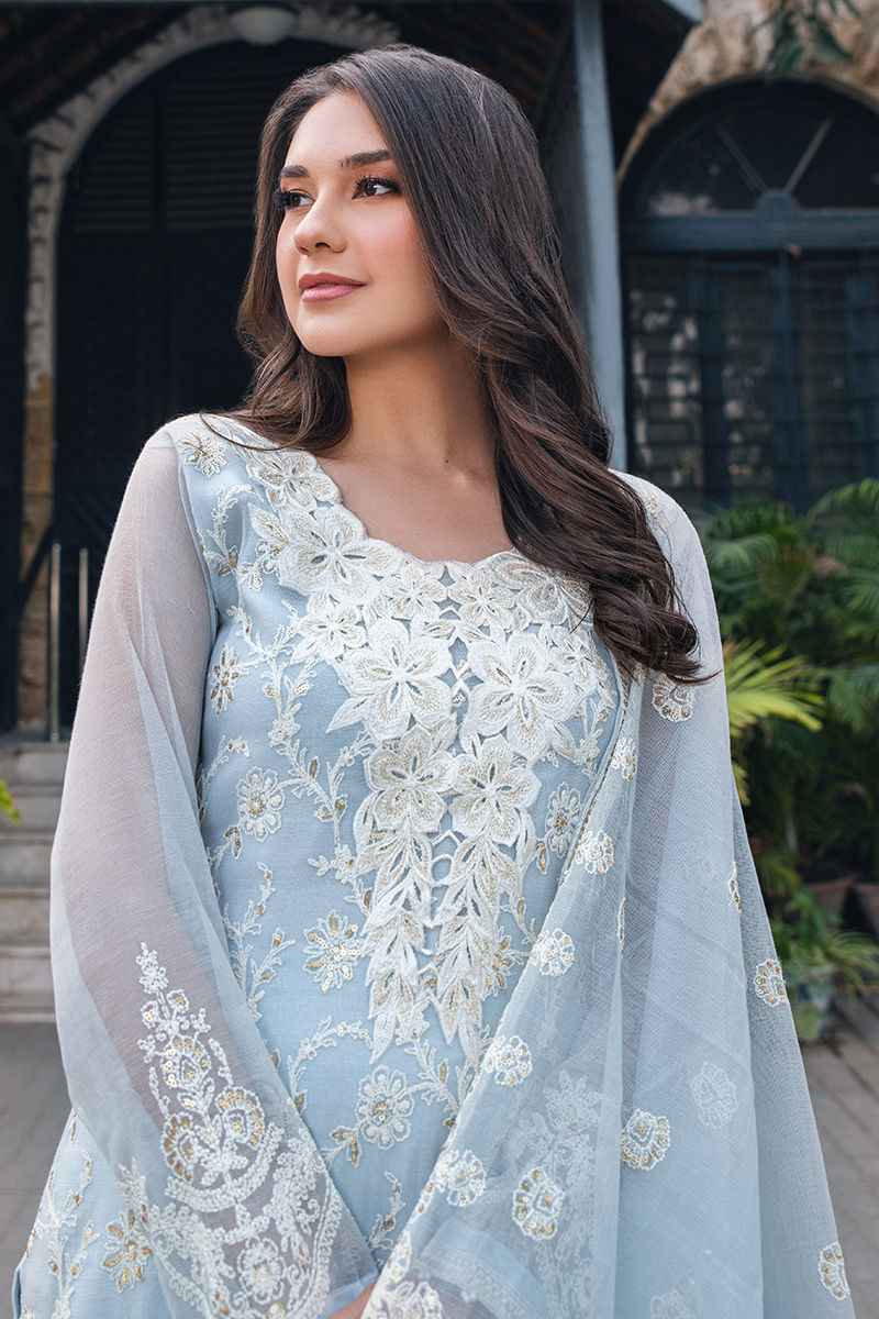 Fatima Khan | Luxury Pret 24 | LILY BLUE
