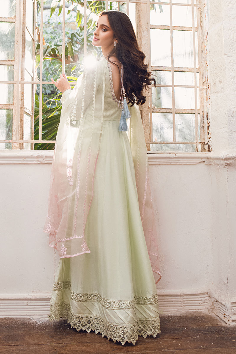 Fatima Khan | Luxury Pret 24 | MEADOW MINT KALIDAR