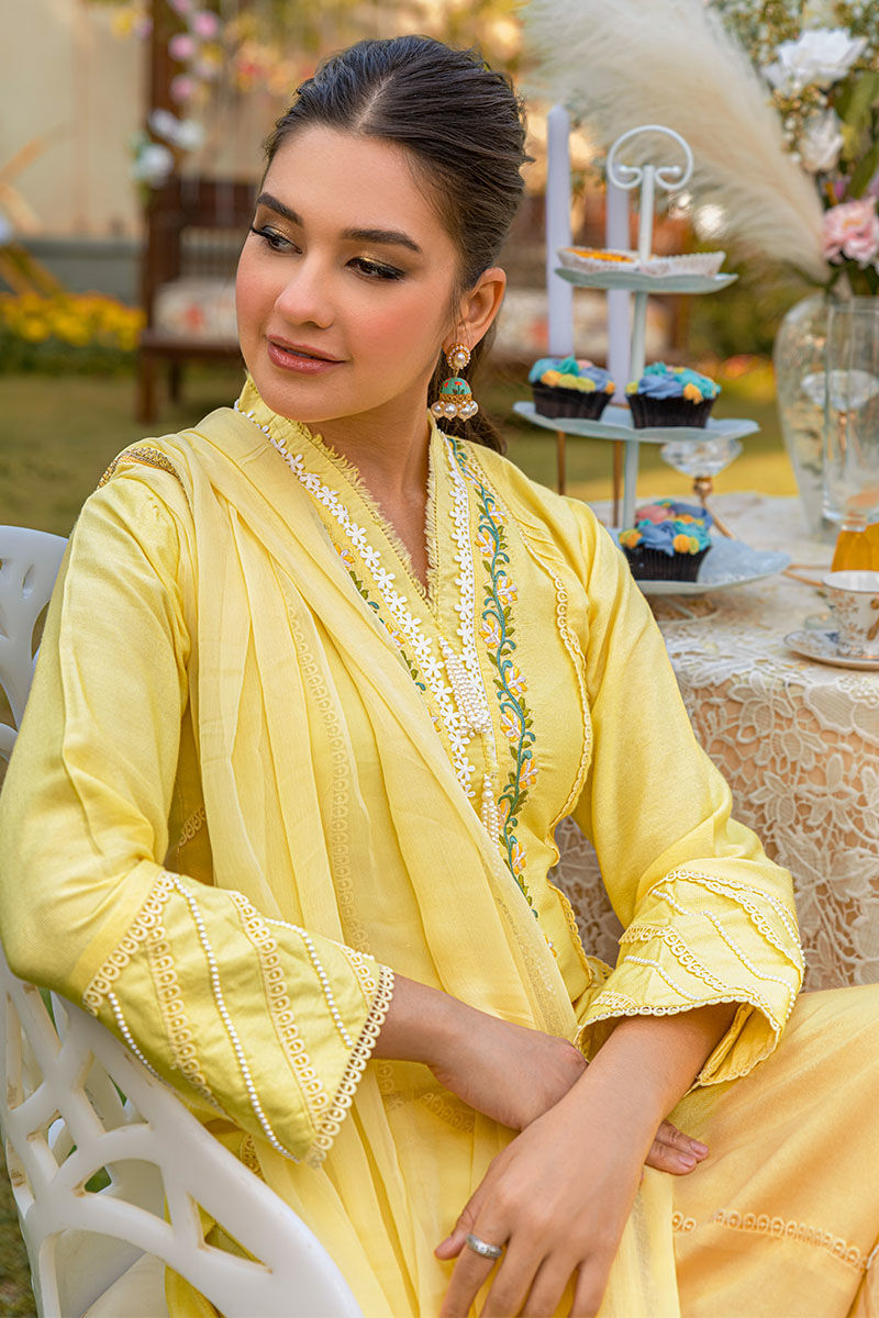 Fatima Khan | Luxury Pret 24 | VIVID YELLOW