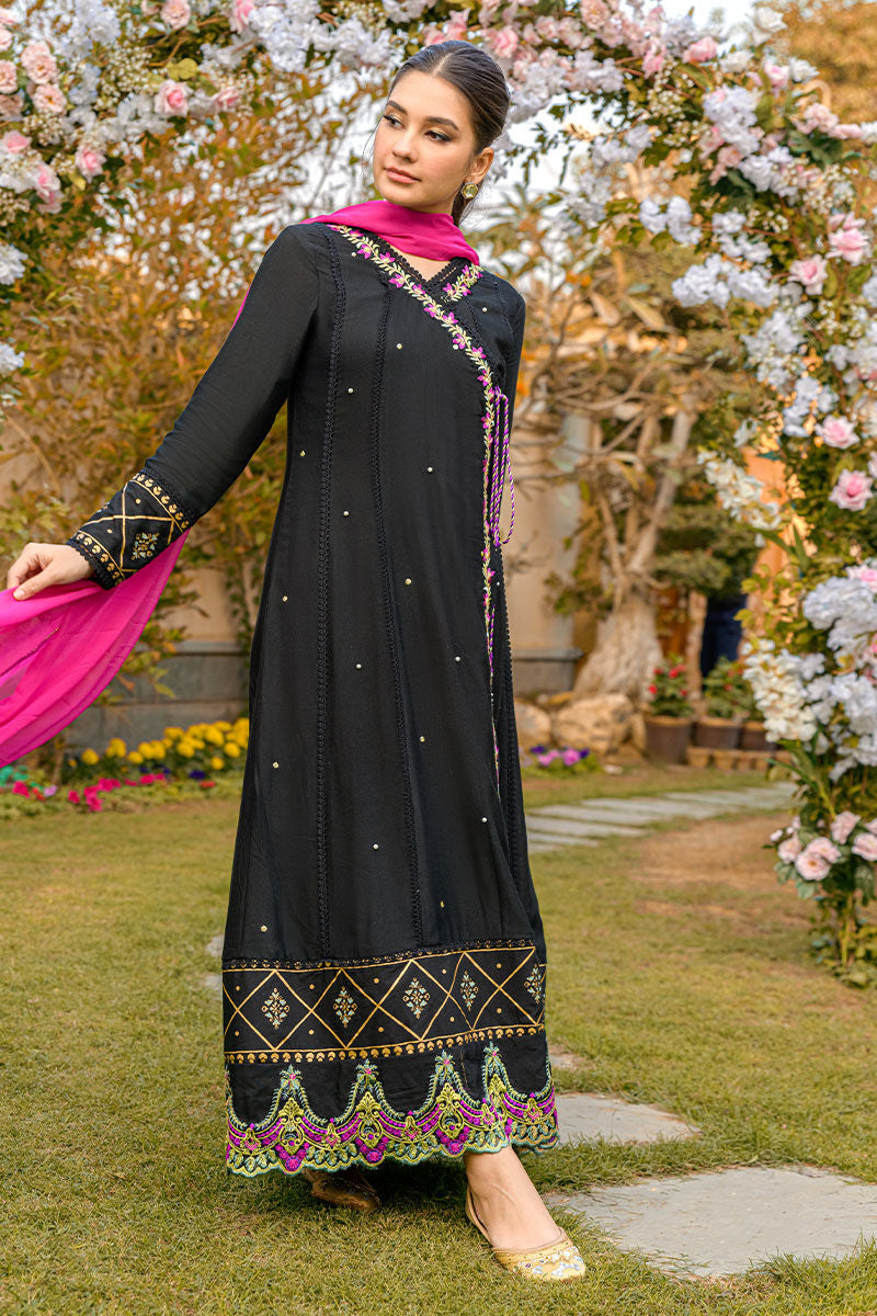 Fatima Khan | Luxury Pret 24 | BERRY BLACK