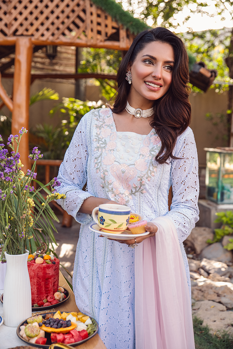 Fatima Khan | Luxury Pret 24 | ETHEREAL SKY BLUE