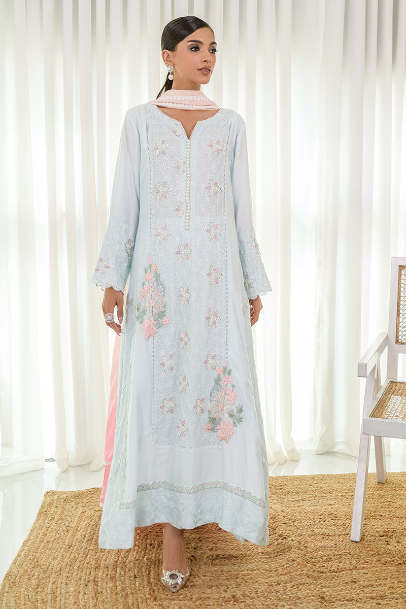 Fatima Khan | Luxury Pret 24 | BLUSH BLUE