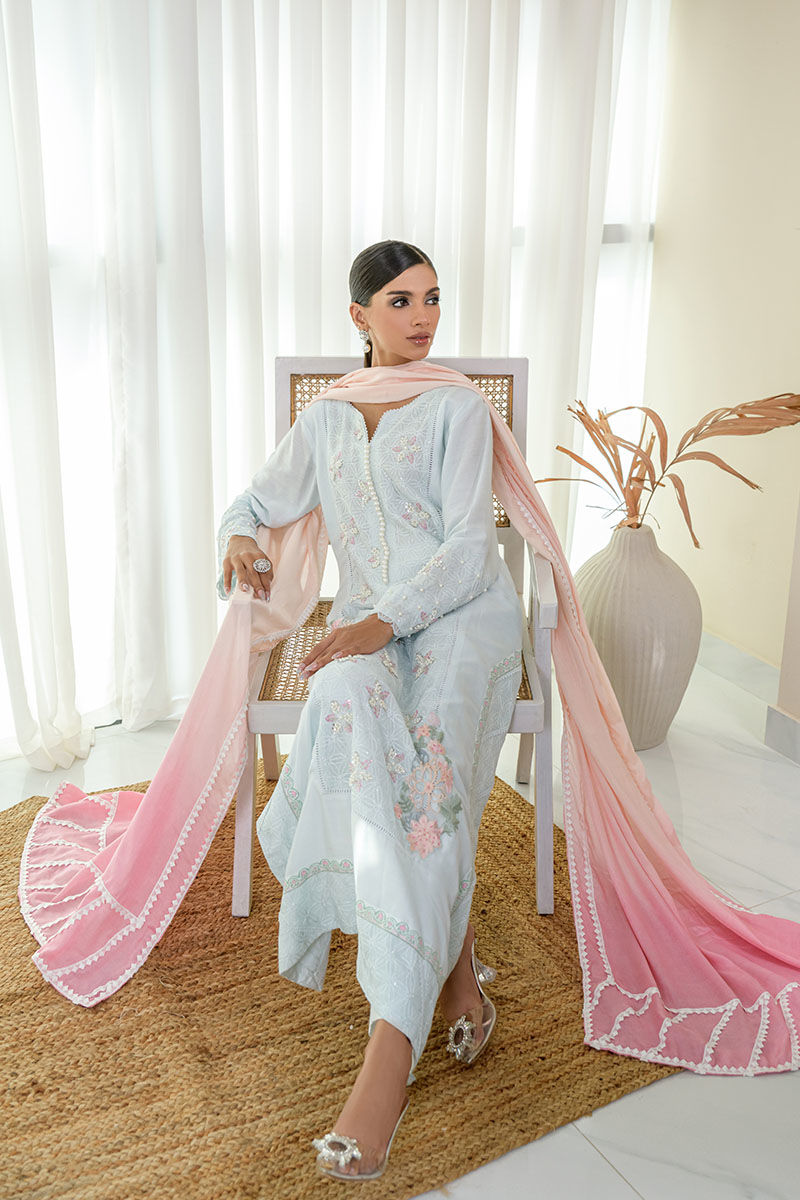 Fatima Khan | Luxury Pret 24 | BLUSH BLUE