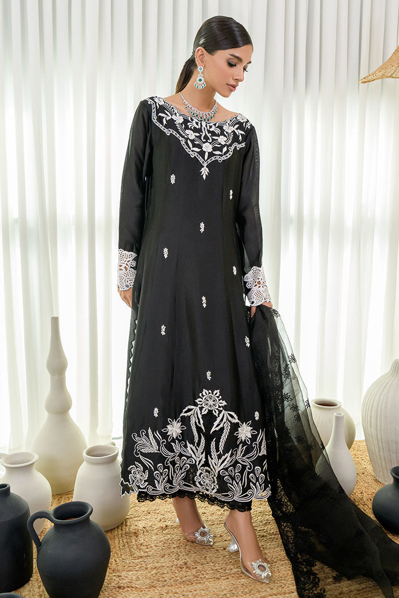 Fatima Khan | Luxury Pret 24 | SALT BLACK
