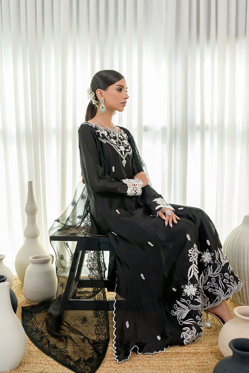 Fatima Khan | Luxury Pret 24 | SALT BLACK