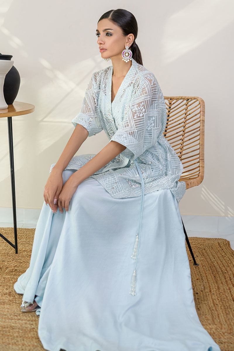 Fatima Khan | Luxury Pret 24 | LUSCIOUS BLUE