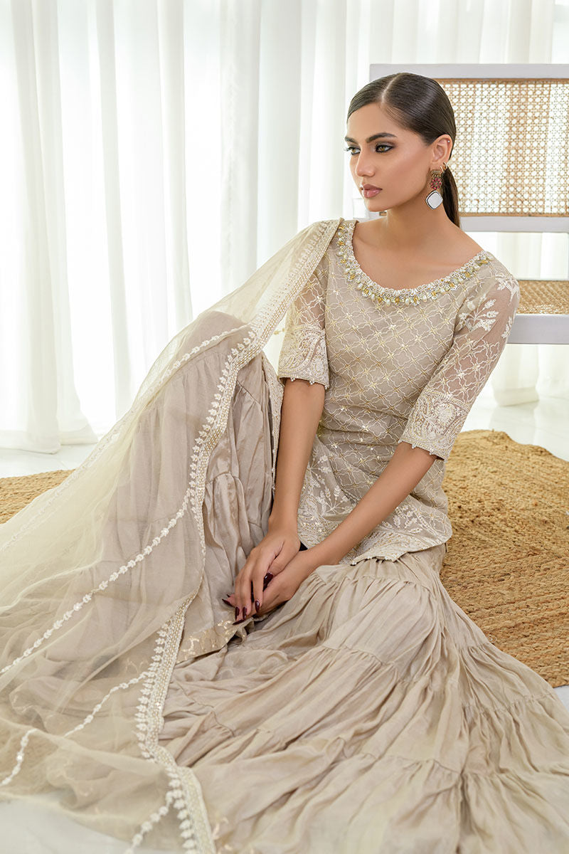 Fatima Khan | Luxury Pret 24 | GRACEFUL BEIGE