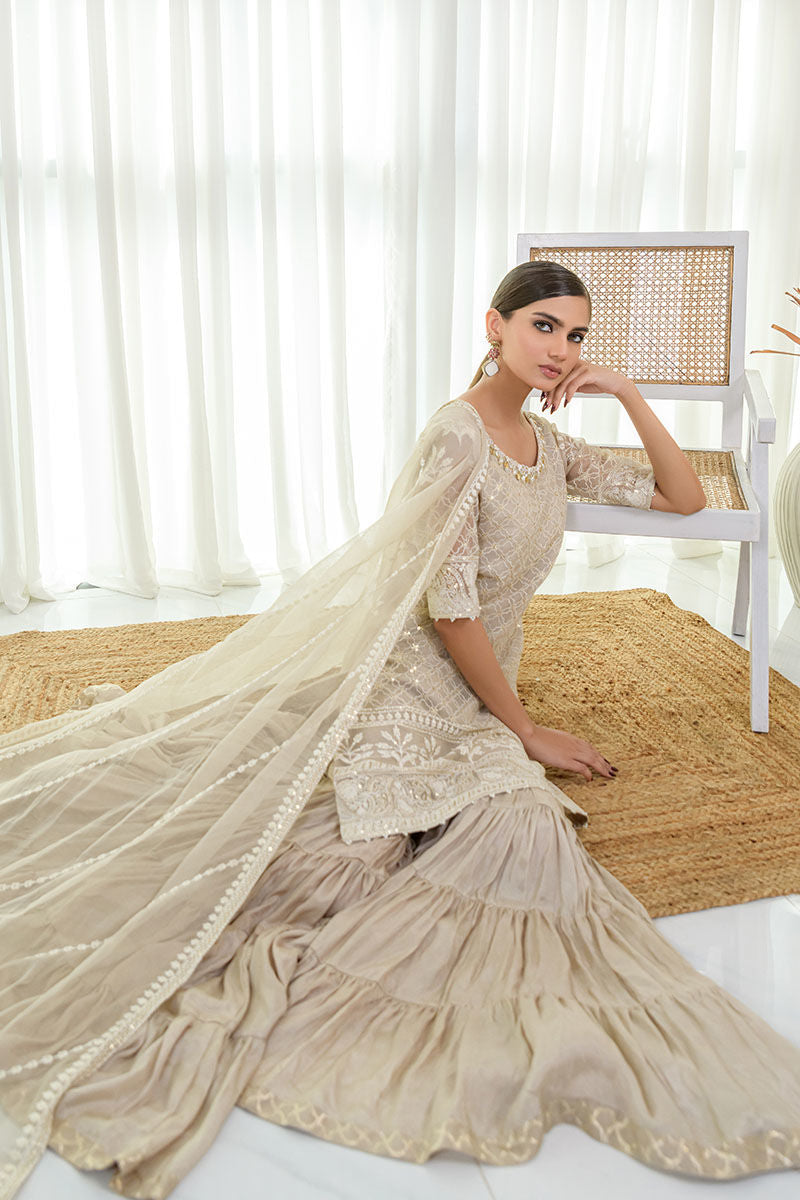 Fatima Khan | Luxury Pret 24 | GRACEFUL BEIGE