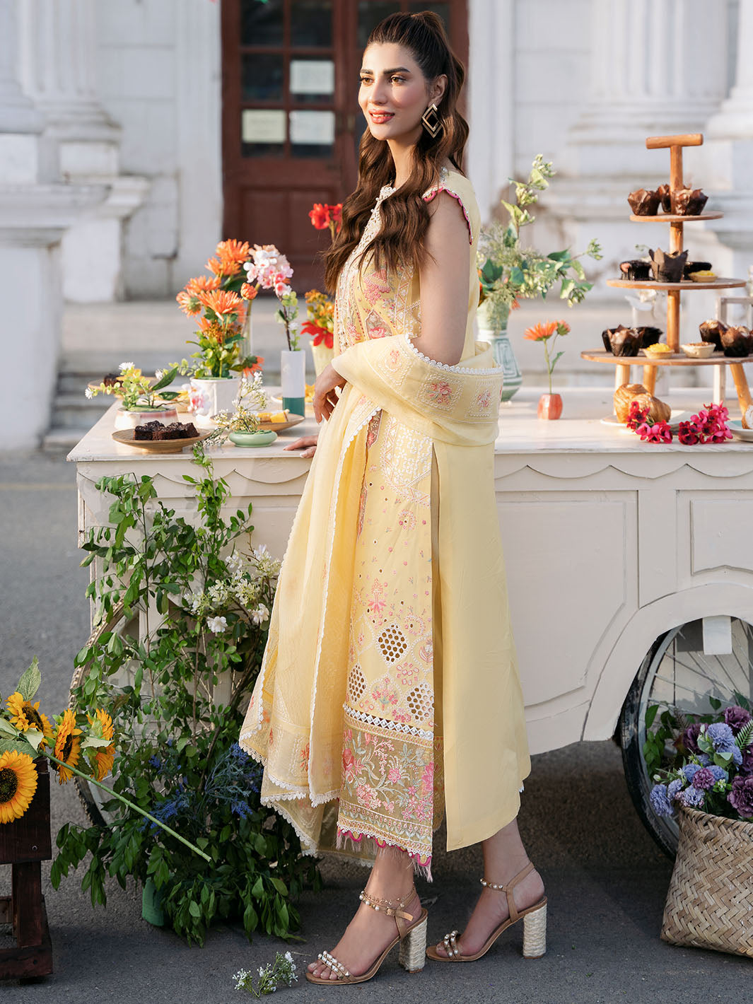 Bin Ilyas | Clara Embroidered Lawn 24 | 212 - B