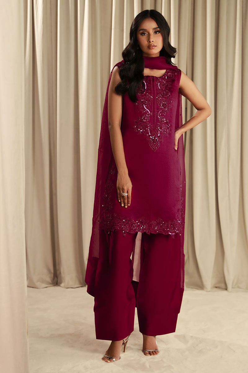 Fatima Khan | Sahar Luxe | VIVID MAGENTA