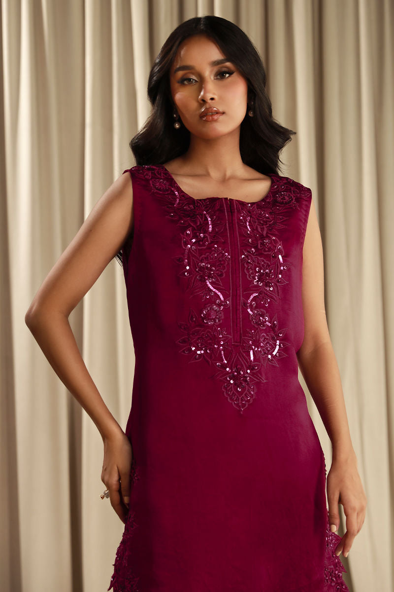 Fatima Khan | Sahar Luxe | VIVID MAGENTA