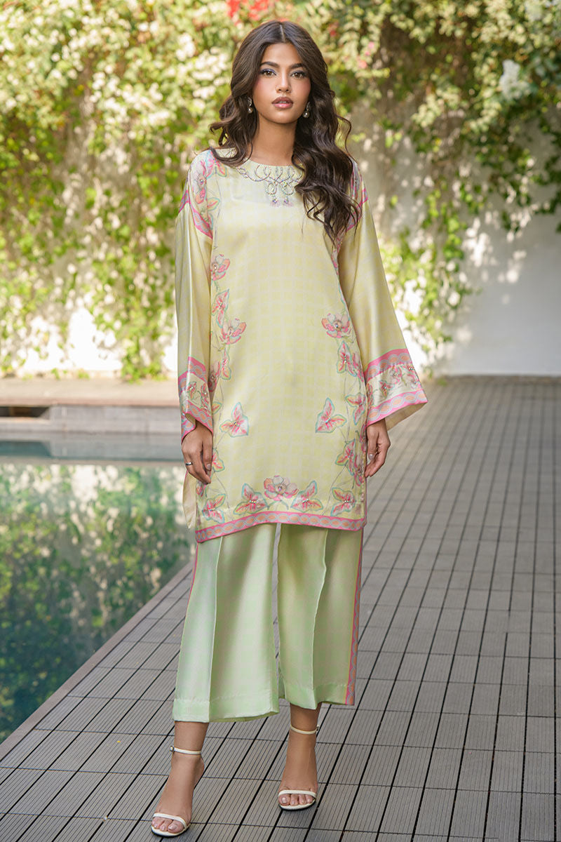Fatima Khan | Eid Digital Silk Prints | Blossoms