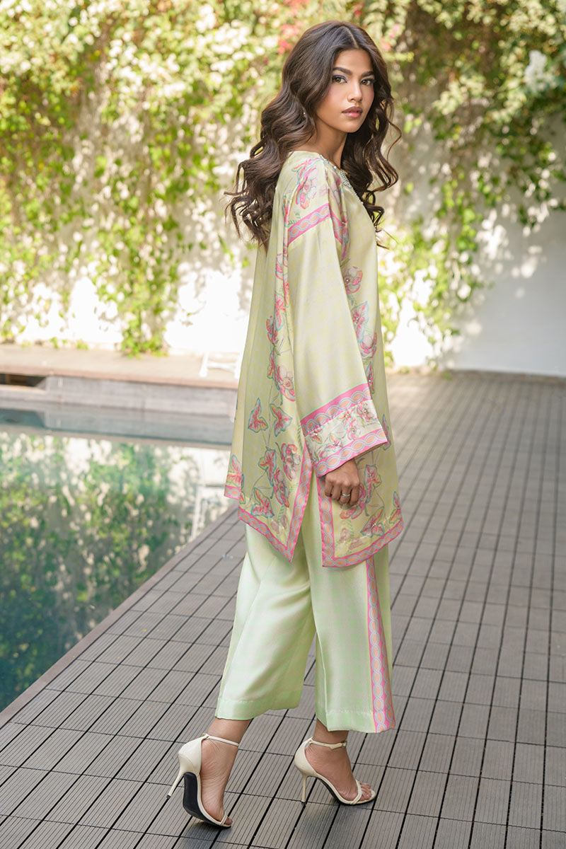 Fatima Khan | Eid Digital Silk Prints | Blossoms
