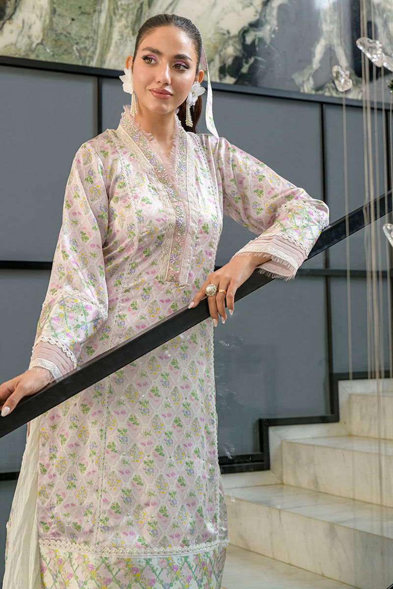 Fatima Khan | Eid Digital Silk Prints | Abloom