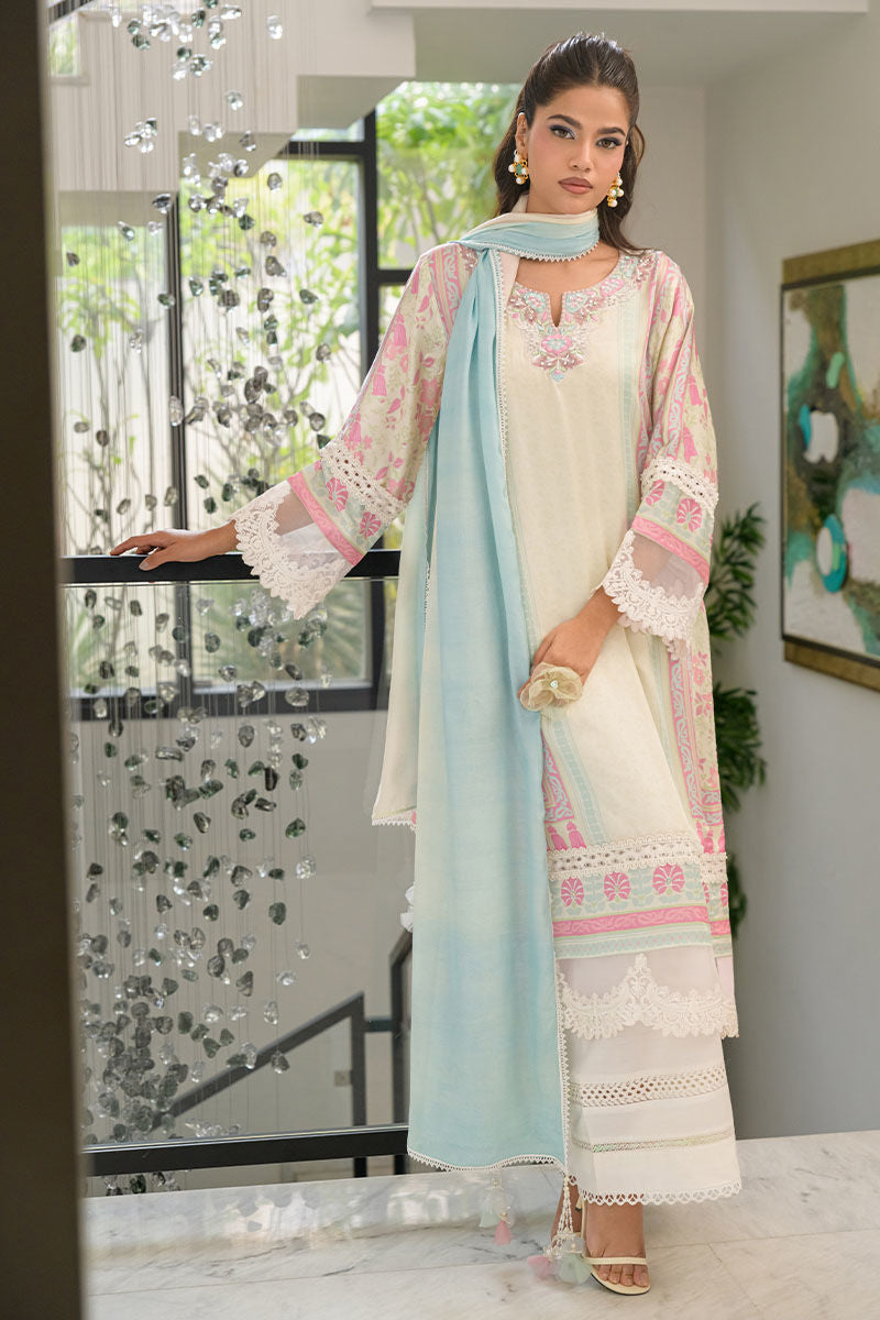 Fatima Khan | Eid Digital Silk Prints |   Sage Orchid
