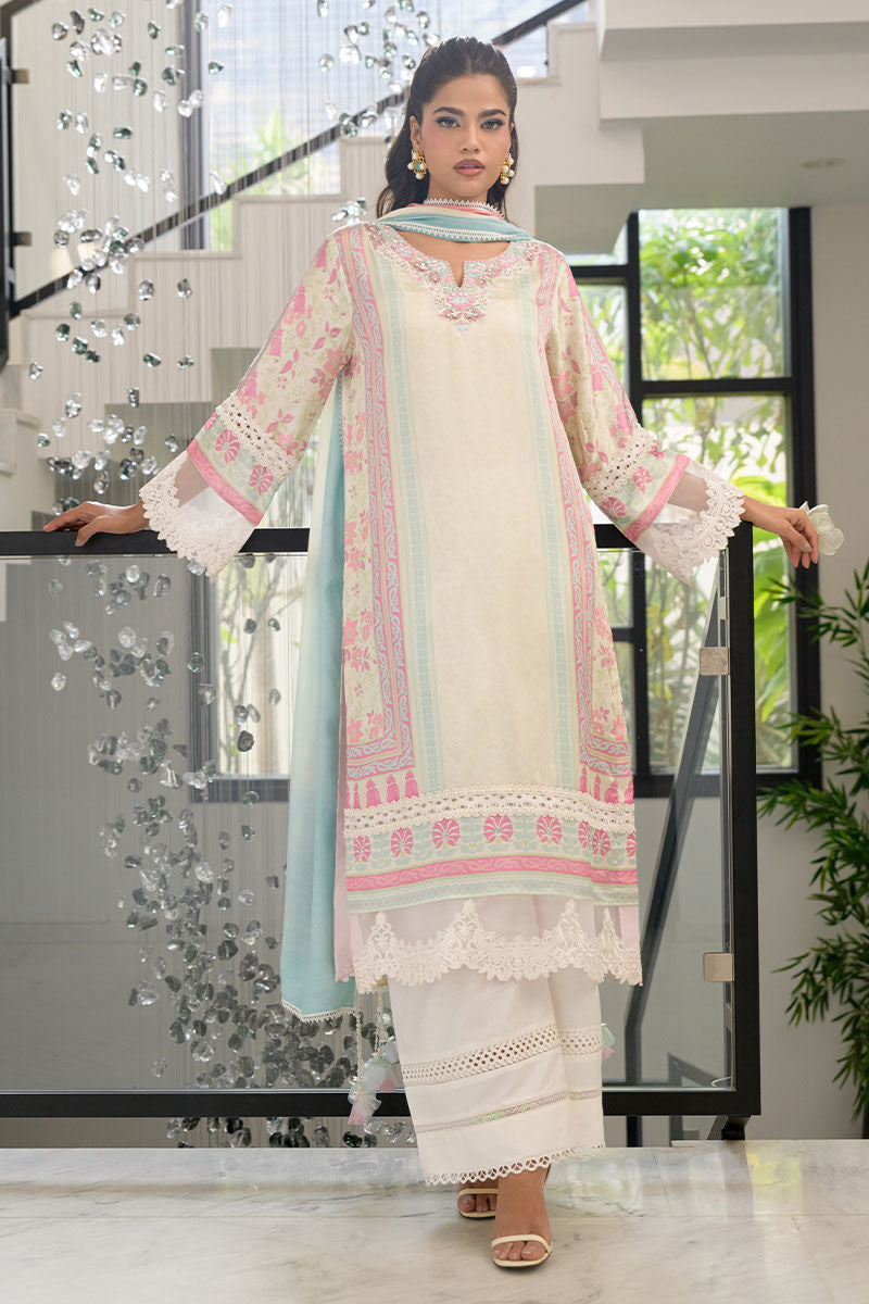 Fatima Khan | Eid Digital Silk Prints |   Sage Orchid