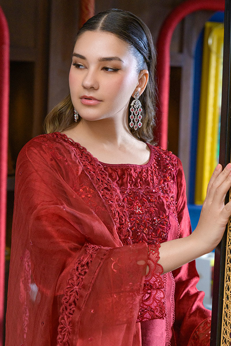 Fatima Khan | La Fleur Eid Edit | Scarlet