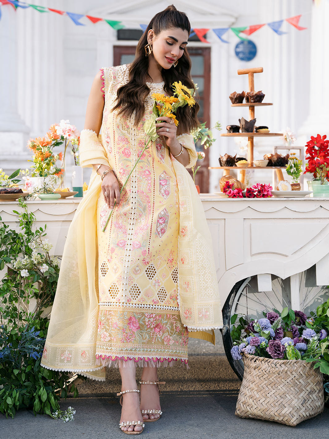 Bin Ilyas | Clara Embroidered Lawn 24 | 212 - B
