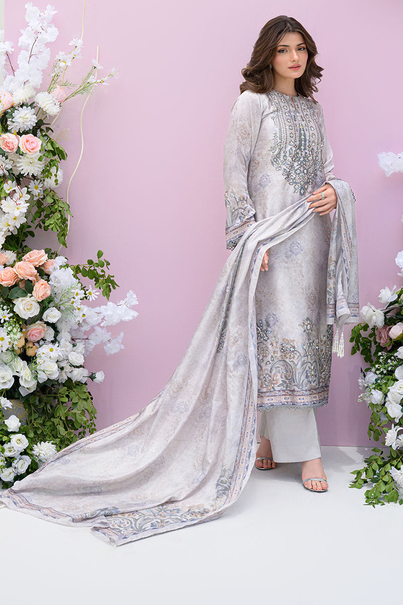 Fatima Khan | Eid Digital Silk Prints |   Moonlit Grace