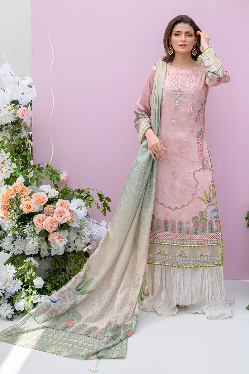 Fatima Khan | Eid Digital Silk Prints | Petaluxe