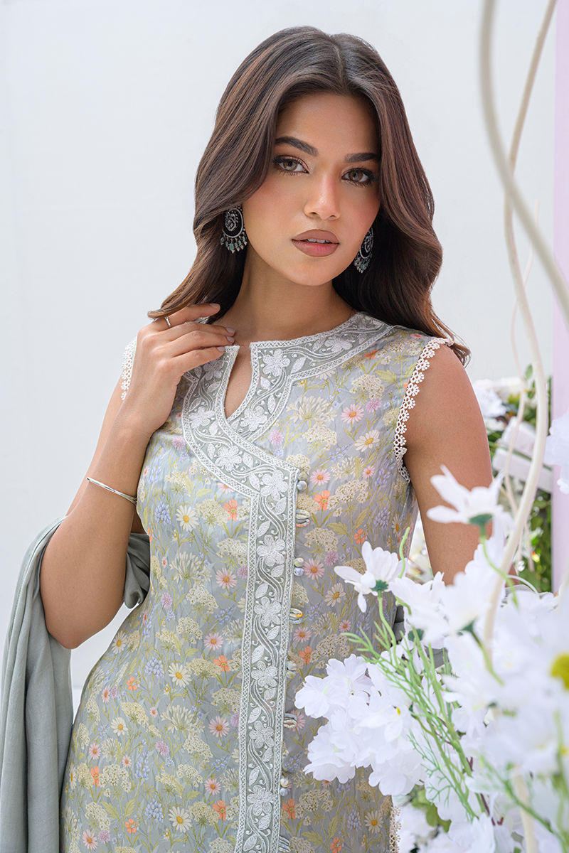 Fatima Khan | Eid Digital Silk Prints |   Dandelions