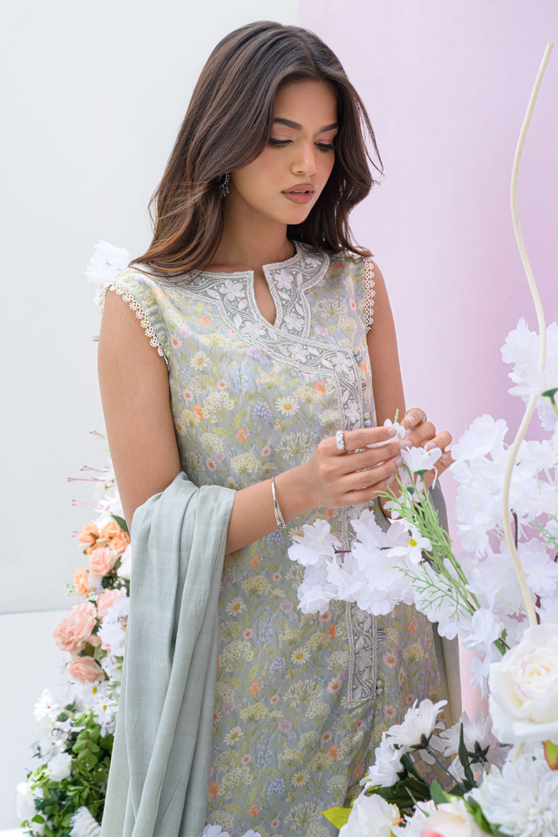 Fatima Khan | Eid Digital Silk Prints |   Dandelions