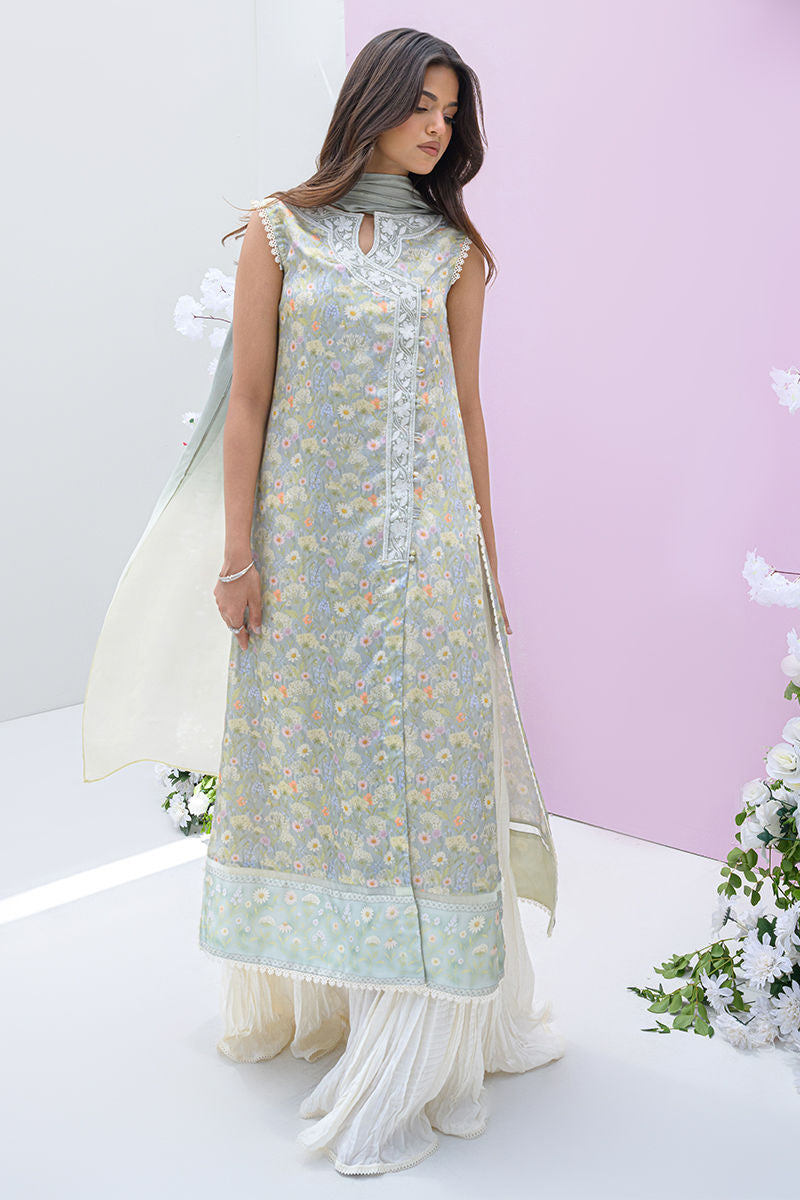 Fatima Khan | Eid Digital Silk Prints |   Dandelions