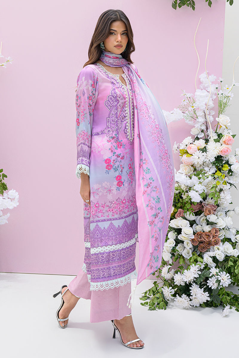 Fatima Khan | Eid Digital Silk Prints |   Gardenia