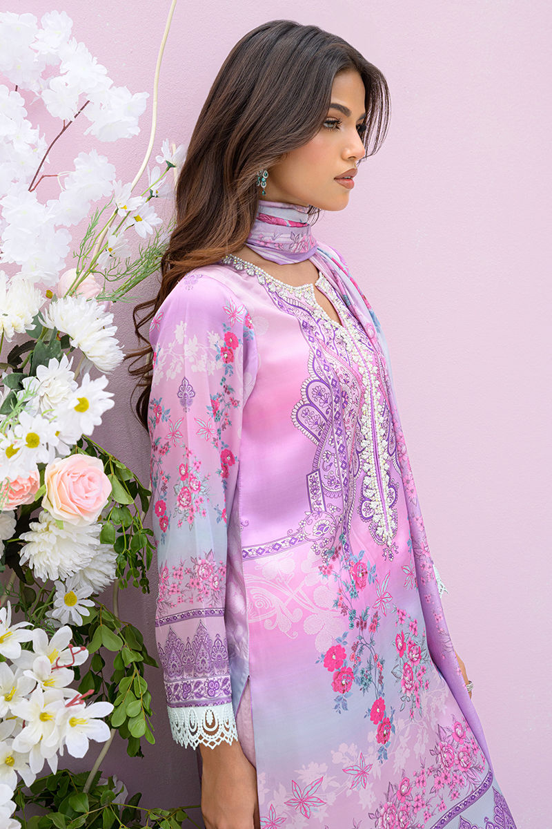 Fatima Khan | Eid Digital Silk Prints |   Gardenia