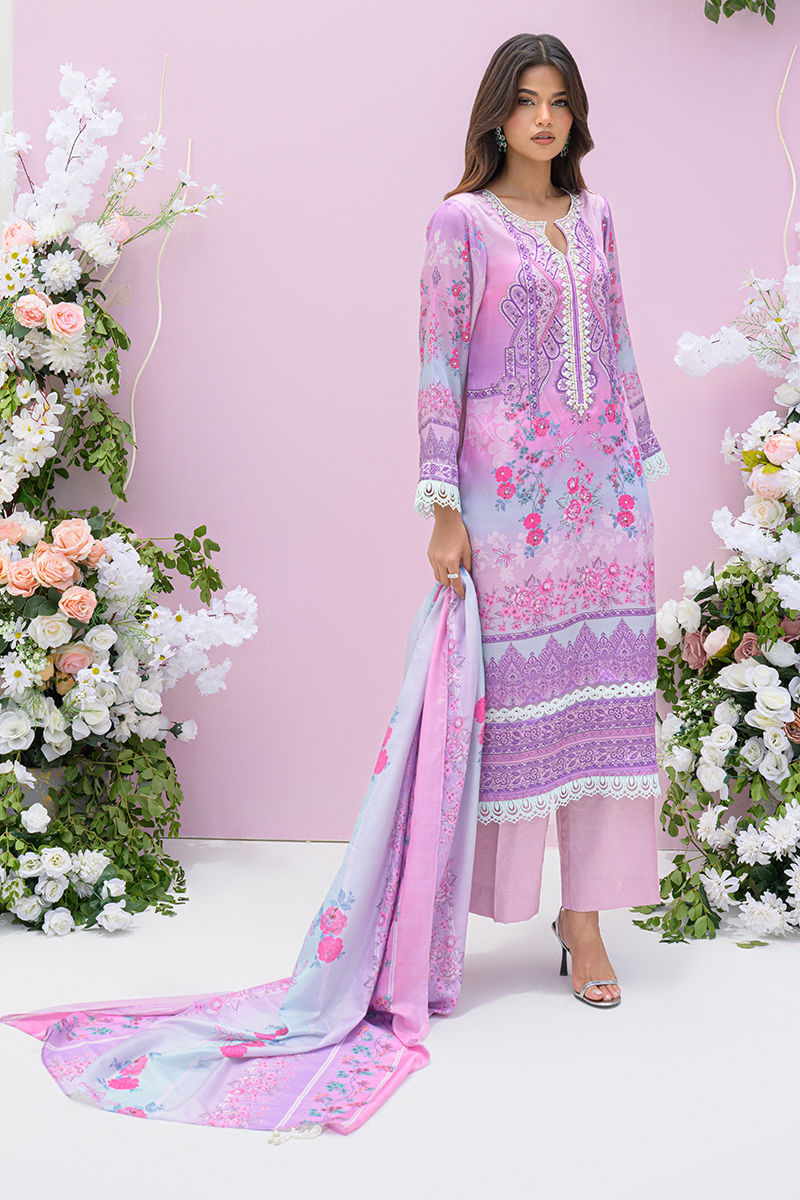 Fatima Khan | Eid Digital Silk Prints |   Gardenia