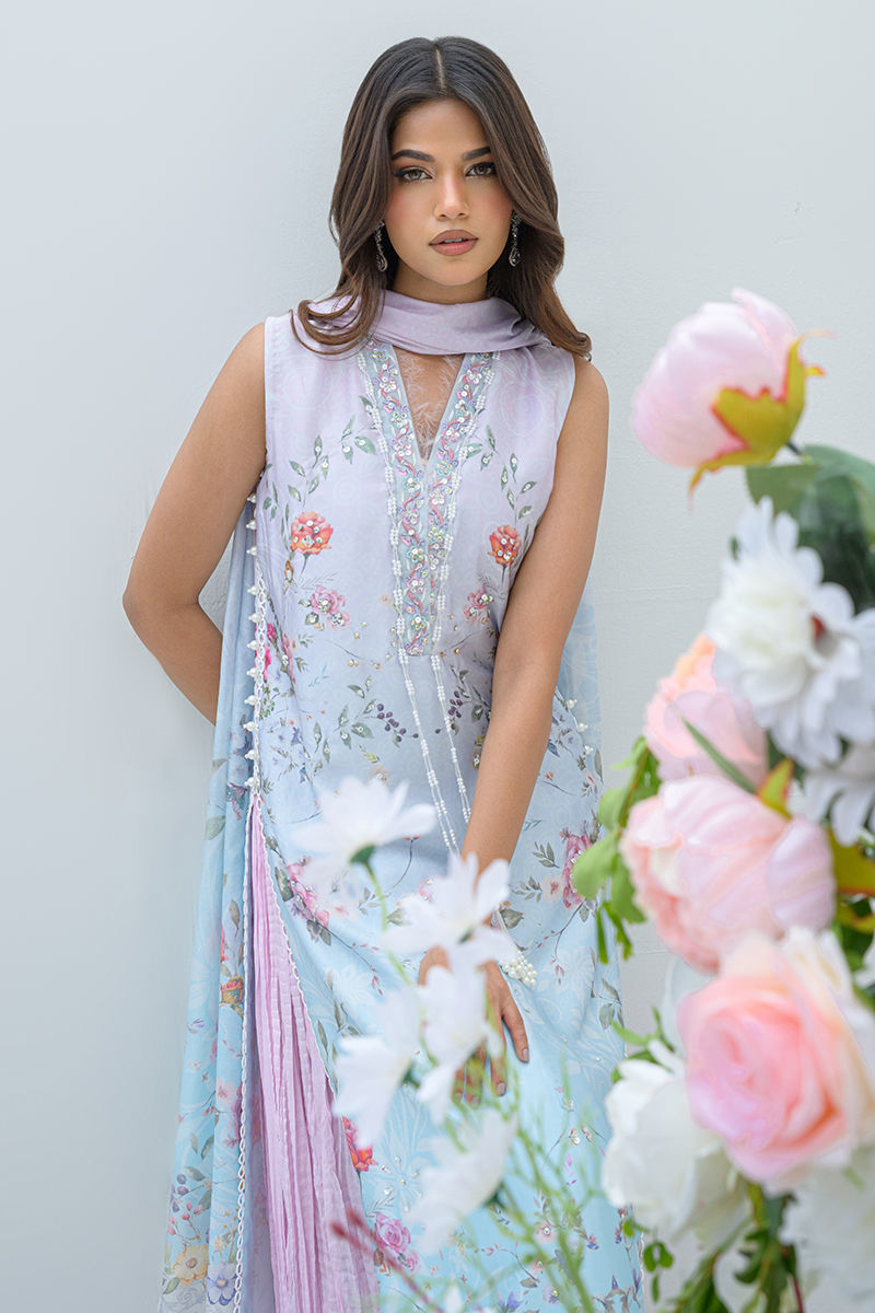 Fatima Khan | Eid Digital Silk Prints | Skye